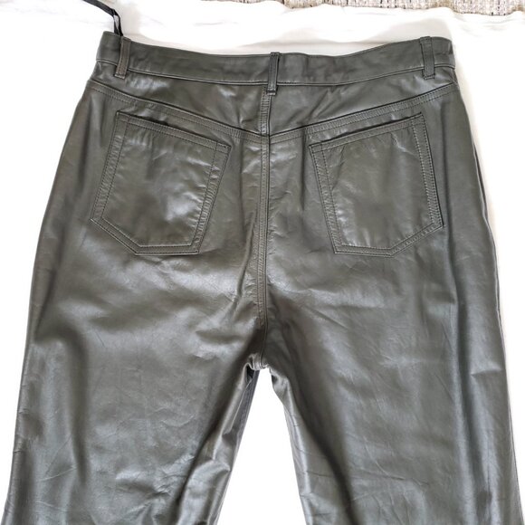 Vintage New W/ Tags NINE WEST Leather Size L/ 12 black - Picture 2 of 11